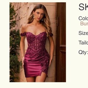 NWT Stacees Homecoming Dress